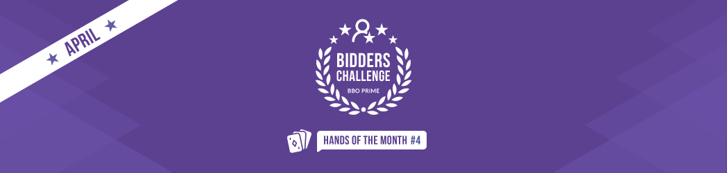 BBO Prime bieders uitdaging: Handen van de maand # 4