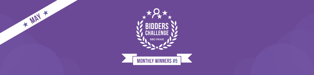 BBO Bidders challenge: resultaten en winnaars – mei