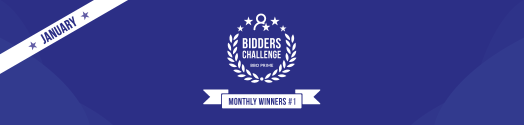 BBO Prime bidders challenge: results and winners – January