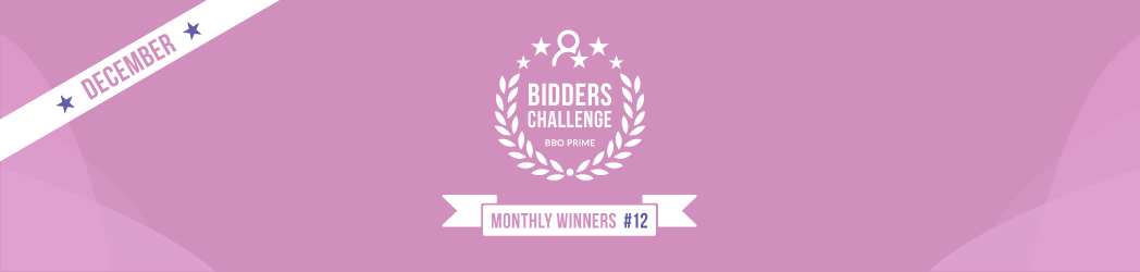 BBO Prime bidders challenge: resultaten en winnaars – December